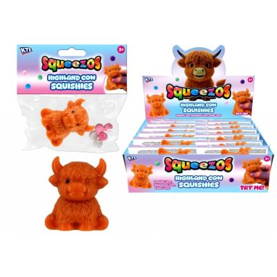 Highland Cow Taba Squishy with Bobbles (£2.99)